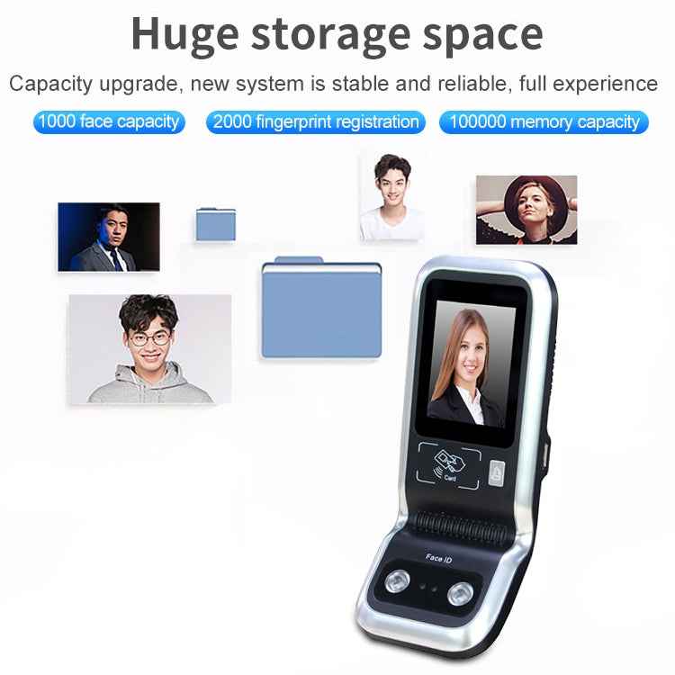Realand TF01 2.8 inch TFT Touch Screen Face Fingerprint Time Attendance Machine