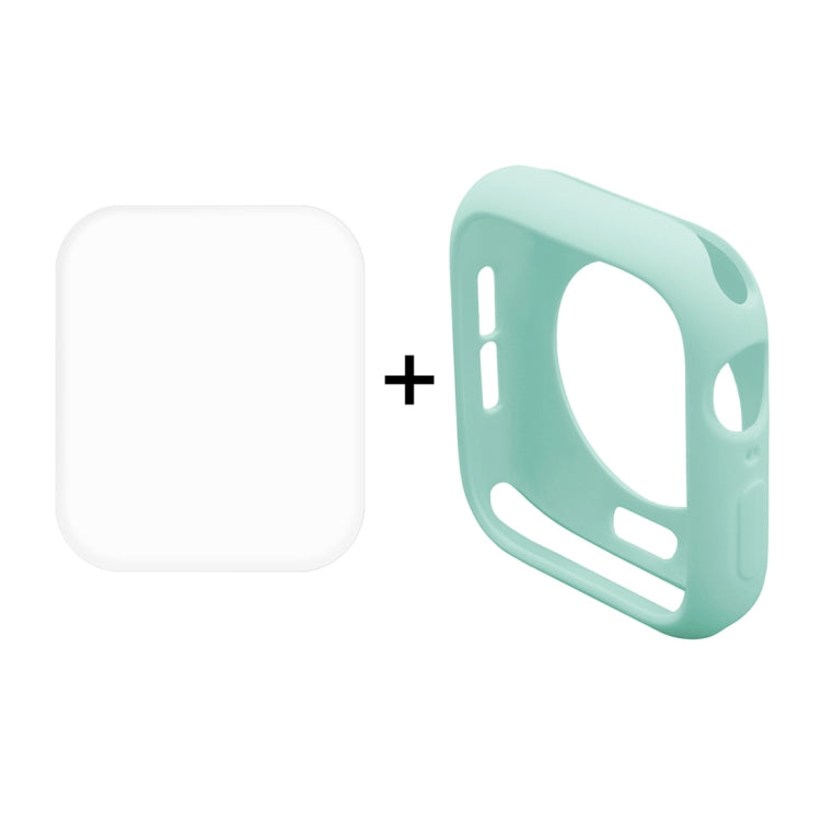 ENKAY Hat-Prince 2 in 1 TPU Semi-clad Protective Shell + 3D Full Screen PET Curved Heat Bending HD Screen Protector for Apple Watch Series 6 / 5 / 4 / SE3 / 2 / 1 40mm