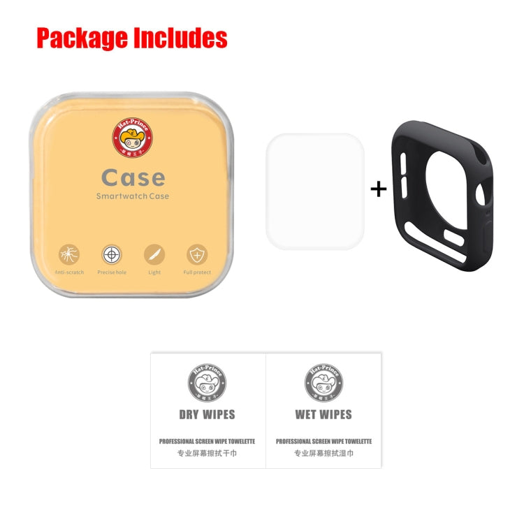 ENKAY Hat-Prince 2 in 1 TPU Semi-clad Protective Shell + 3D Full Screen PET Curved Heat Bending HD Screen Protector For Apple Watch Series 6 / 5 / 4 / Watch SE 44mm, For Apple Watch Series 6 / 5 / 4 / Watch SE 44mm