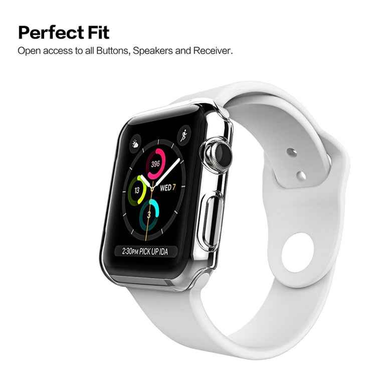 For Apple Watch Series 3 38mm Transparent PC Protective Case