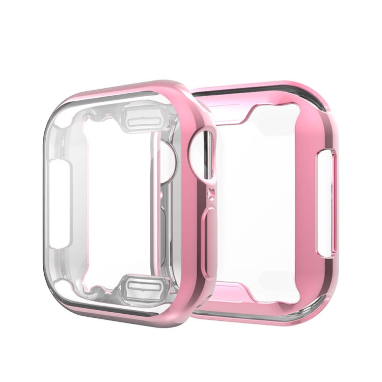 Full Coverage Plating TPU Case For Apple Watch Series 6 / 5 / 4 / Watch SE 44mm