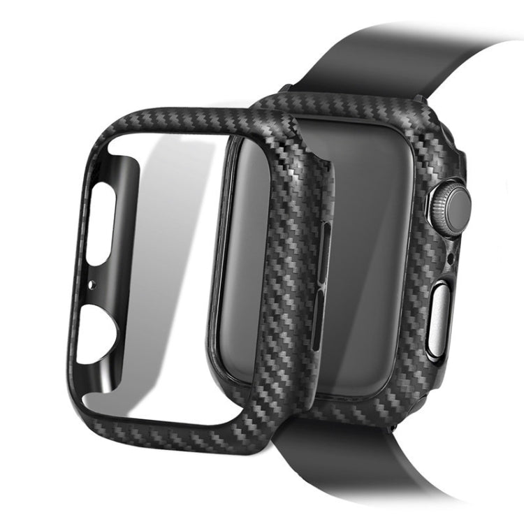 PC Carbon Fiber Frame Protection Case For Apple Watch Series 6 / 5 / 4 / Watch SE 40mm