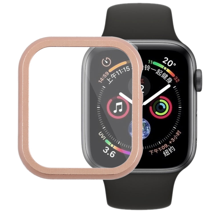 Metal Front Frame Protective Case For Apple Watch Series 6 / 5 / 4 / Watch SE 44mm
