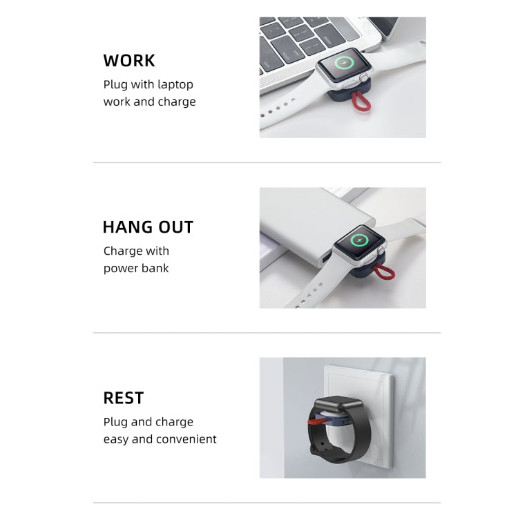 ROCK W26 Portable Magnetic Wireless Charger for Apple Watch