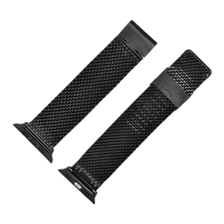 304 Stainless Steel Milanese Watch Band with Connector For Apple Watch Series 10 42mm / 9&8&7 41mm / SE 3&SE 2&6&SE&5&4 40mm / 3&2&1 38mm, For Apple Watch Series 7 41mm / & 6 & SE & 5 & 4 40mm