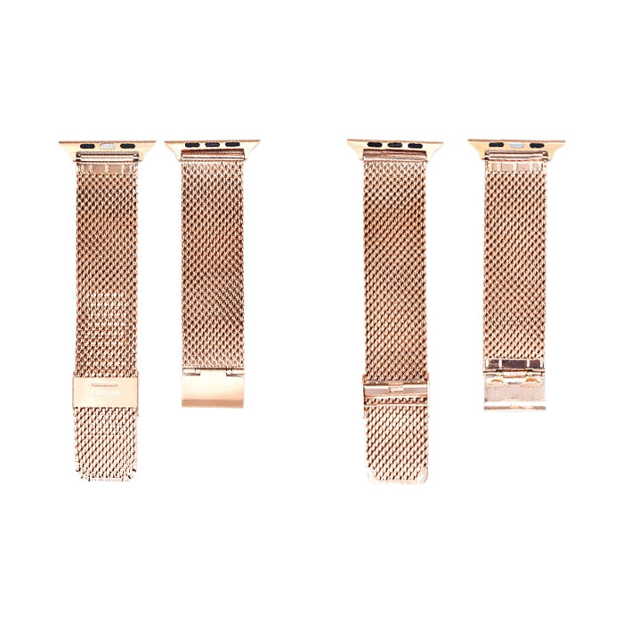 304 Stainless Steel Milanese Watch Band with Connector For Apple Watch Ultra 49mm&Watch Ultra 2 49mm / Series 10 46mm / 9&8&7 45mm / SE 3&SE 2&6&SE&5&4 44mm / 3&2&1 42mm, For Apple Watch Series 7 45mm / & 6 & SE & 5 & 4 44mm
