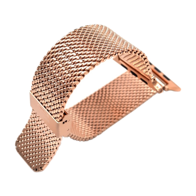 304 Stainless Steel Milanese Watch Band with Connector For Apple Watch Ultra 49mm&Watch Ultra 2 49mm / Series 10 46mm / 9&8&7 45mm / SE 3&SE 2&6&SE&5&4 44mm / 3&2&1 42mm, For Apple Watch Series 7 45mm / & 6 & SE & 5 & 4 44mm