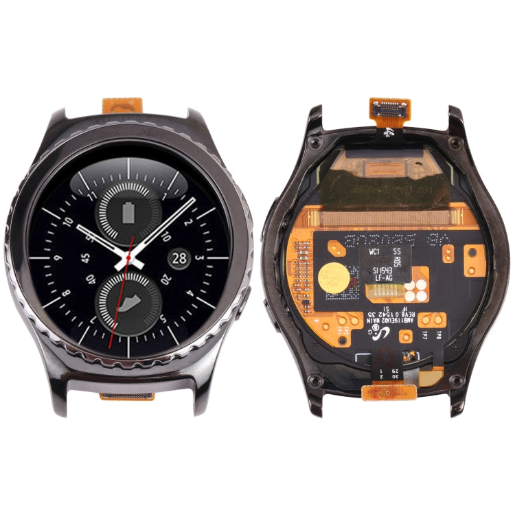 LCD Screen and Digitizer Full Assembly With Frame for Samsung Galaxy Gear S2 Classic SM-R732, For Samsung Galaxy Gear S2 Classic - BSPART