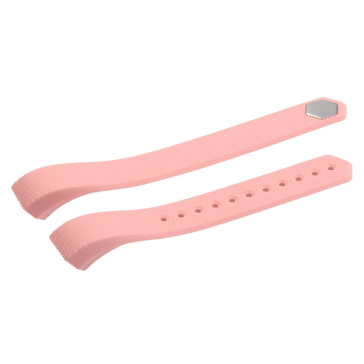 Correa de silicona con textura oblicua para Fitbit Alta Watch, tamaño grande, longitud: aproximadamente 22 cm