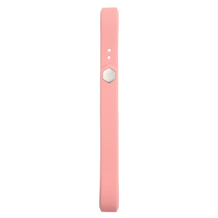 Correa de silicona con textura oblicua para Fitbit Alta Watch, tamaño grande, longitud: aproximadamente 22 cm