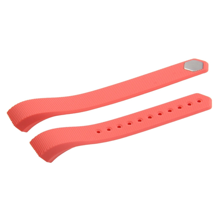 For Fitbit Alta Watch Oblique Texture Silicone Watchband, Large Size, Length: about 22cm