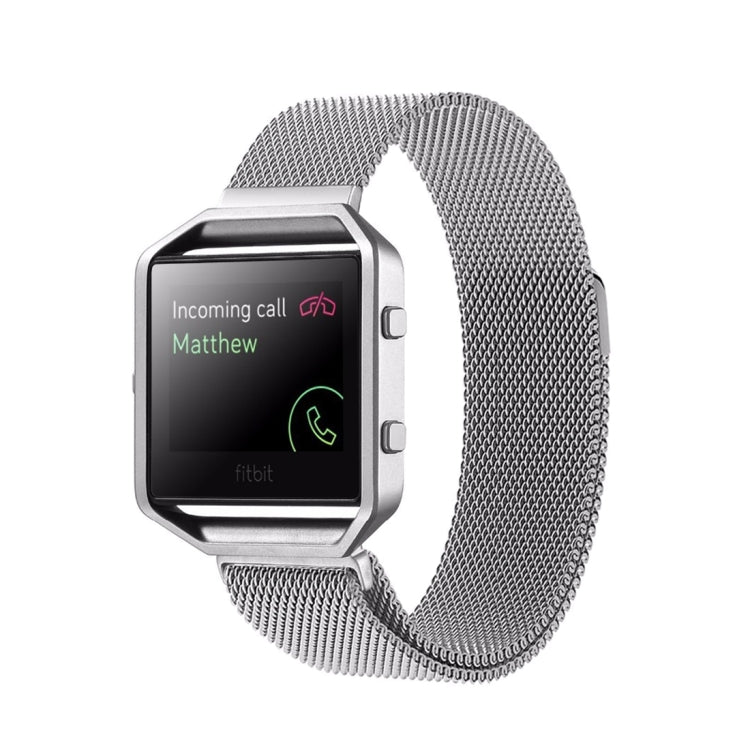 Correa de acero inoxidable con cierre magnético para reloj Fitbit Blaze