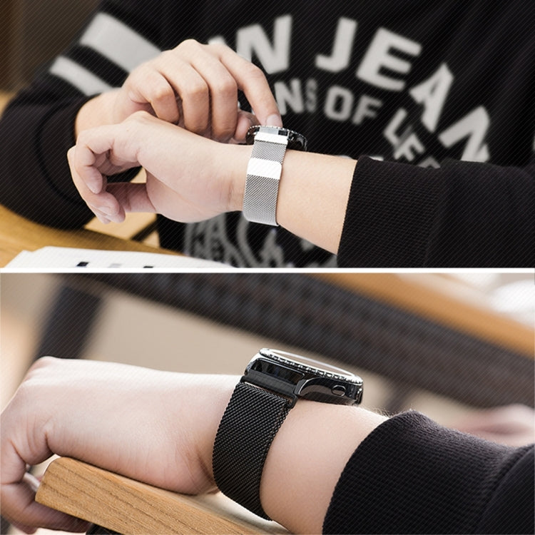 Correa de acero inoxidable con cierre magnético para reloj Fitbit Blaze