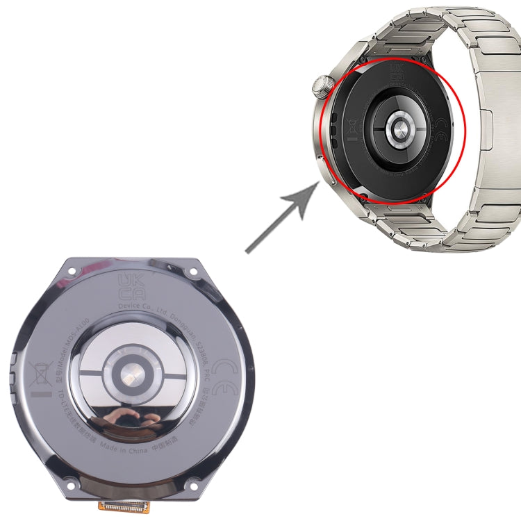 Coque arrière d'origine complète avec batterie pour Huawei Watch 4 Pro (Original)