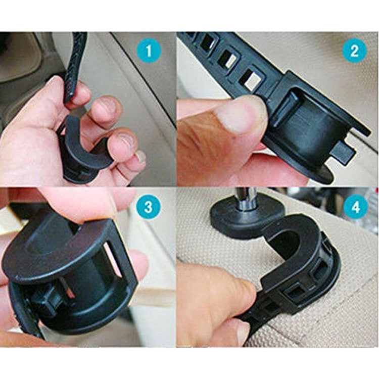 Folding Car Auto Back Seat Table Drink Food Cup Tray Holder Stand Desk, Gray, Beige