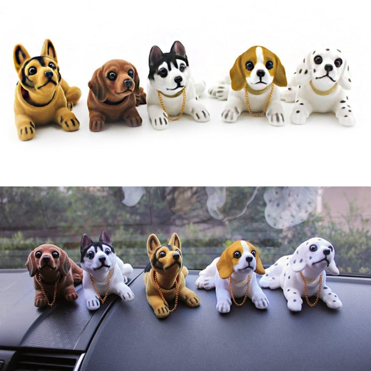Dog Doll Car Ornaments, Huskies, Dalmatians, Beagle, Shepherd, Sausage dog
