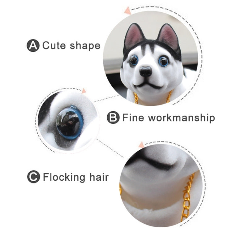 Dog Doll Car Ornaments, Huskies, Dalmatians, Beagle, Shepherd, Sausage dog