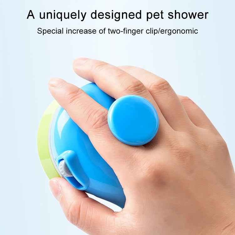 Pet Shower Shower Brush with Non-slip Handle Nozzle