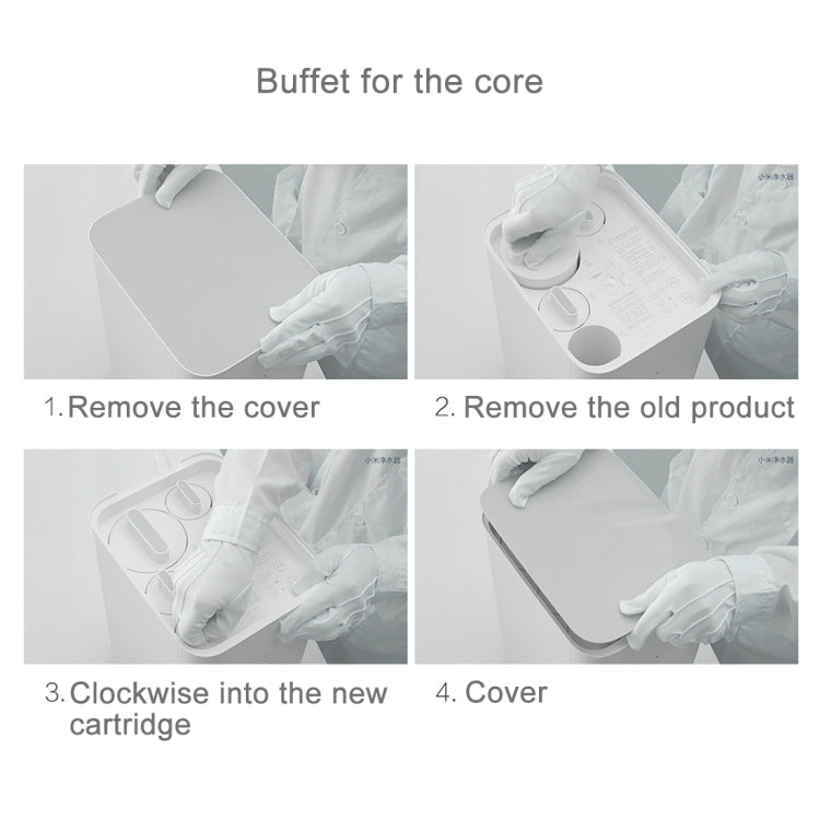 Original Xiaomi Replacement Water Filter Element for Xiaomi Mi Water Purifier Drinking Water Filter (S-CA-3111), 后置活性炭滤芯