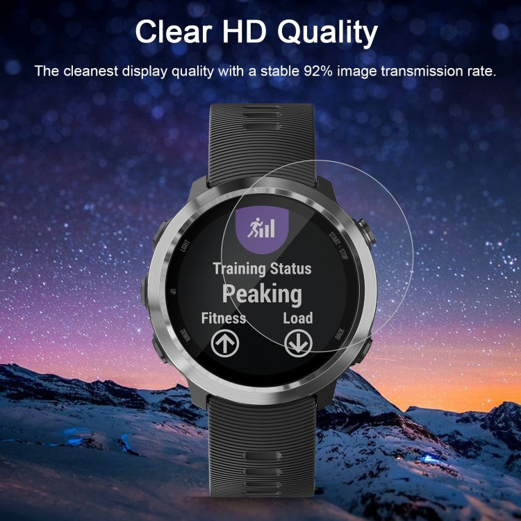 ENKAY Hat-Prince for Garmin Forerunner 645 0.2mm 9H Surface Hardness 2.15D Curved Edge Tempered Glass Screen Protector