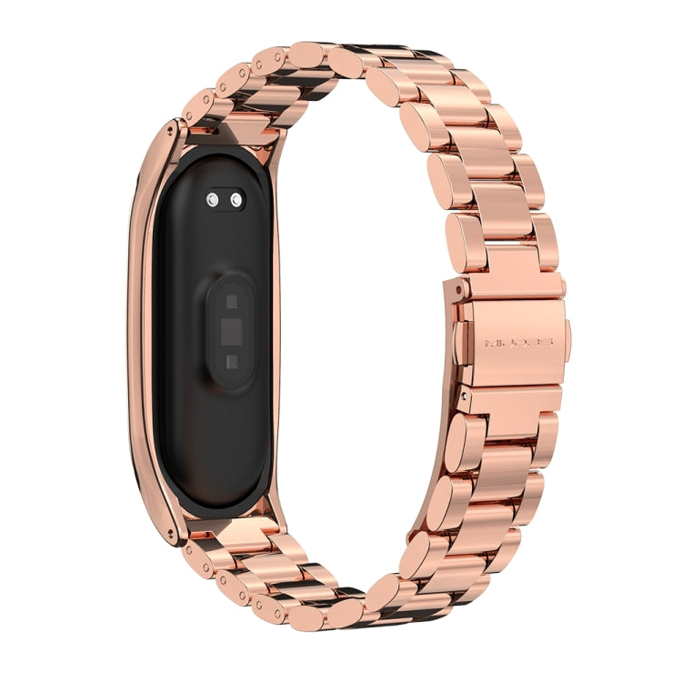 Mijobs Stainless Steel Metal Watch Band for Xiaomi Mi Band 5 & 6
