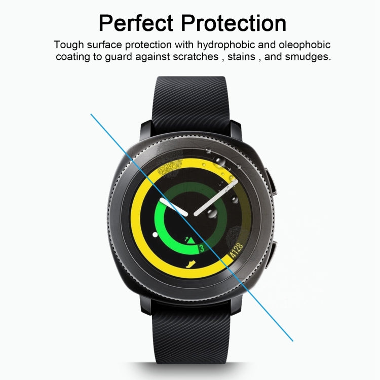 ENKAY Hat-Prince for Samsung Gear Sport Smart Watch 0.2mm 9H Surface Hardness 2.15D Explosion-proof Tempered Glass Screen Film, For Samsung Gear Sport