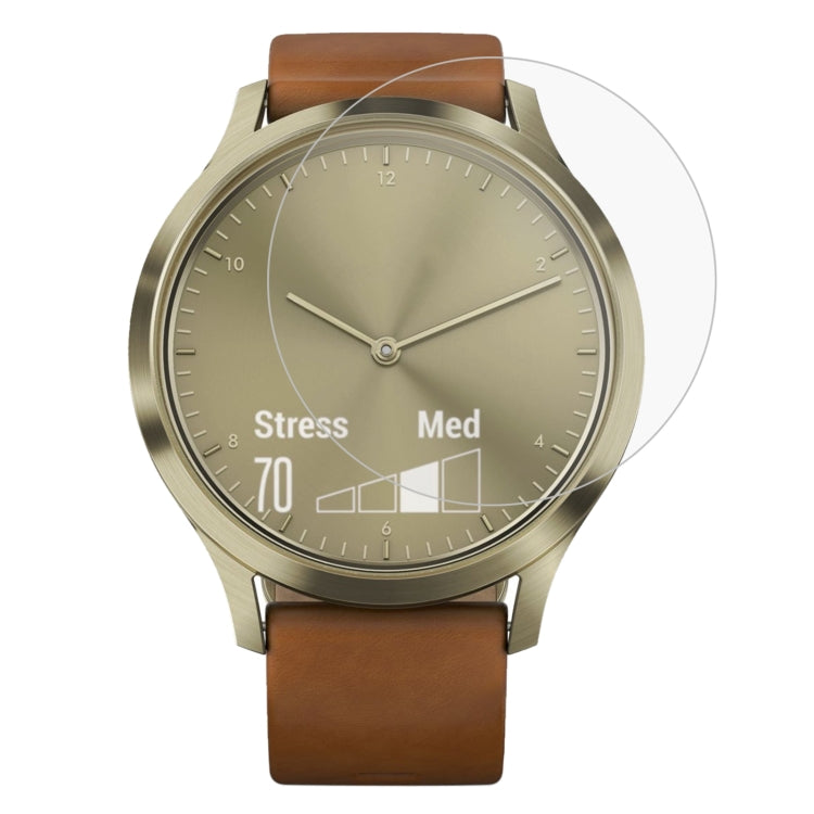 2 PCS ENKAY Hat-Prince for Garmin Vivomove HR Smart Watch 0.2mm 9H Surface Hardness 2.15D Explosion-proof Tempered Glass Screen Film