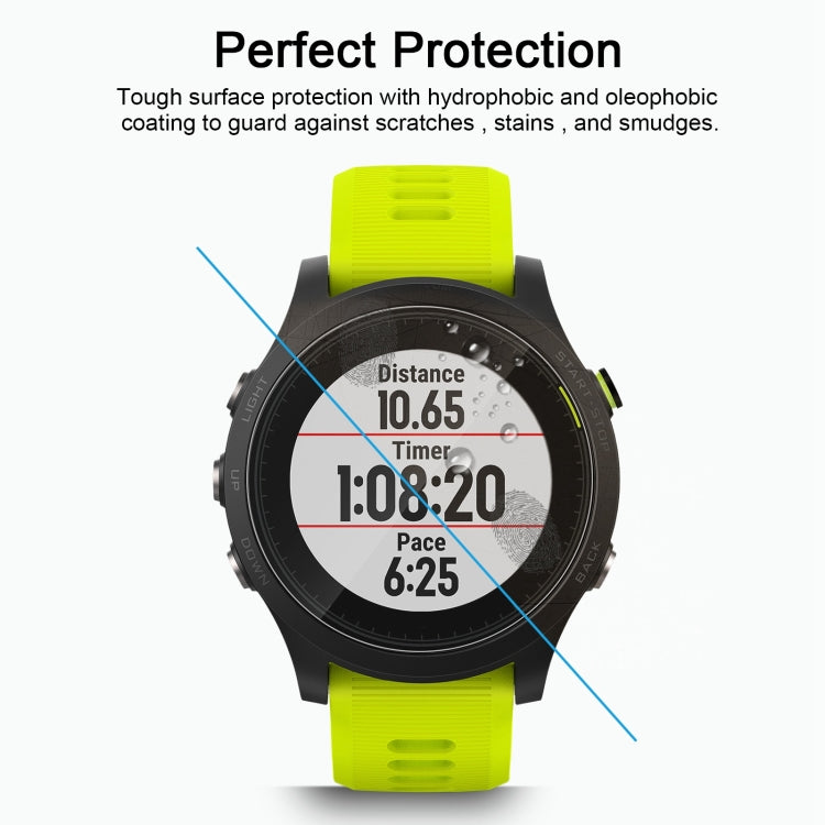 ENKAY Hat-Prince for Garmin Forerunner 935 Smart Watch 0.2mm 9H Surface Hardness 2.15D Explosion-proof Tempered Glass Full Screen Film