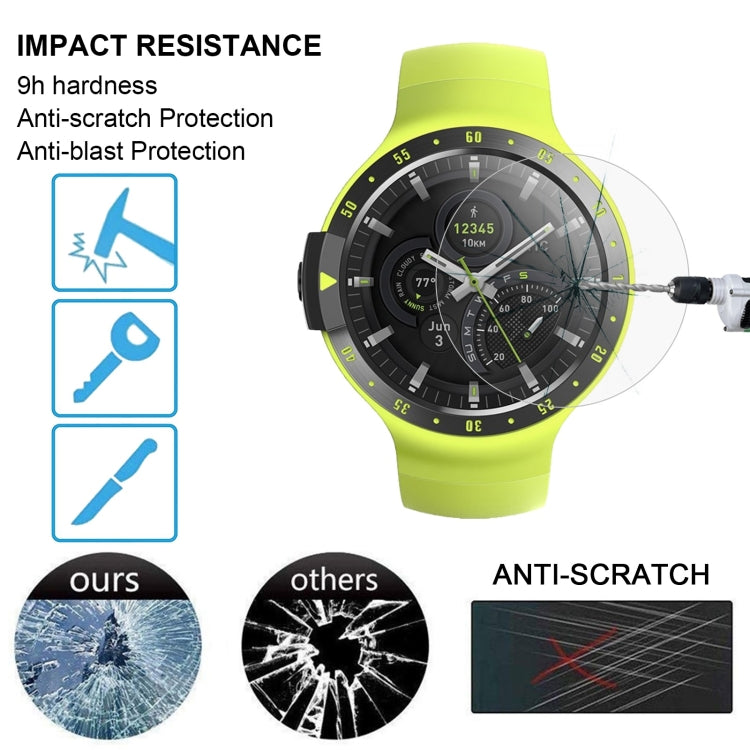 ENKAY Hat-Prince 0.2mm 9H 2.15D Curved Edge Tempered Glass Film for TicWatch S, TicWatch S