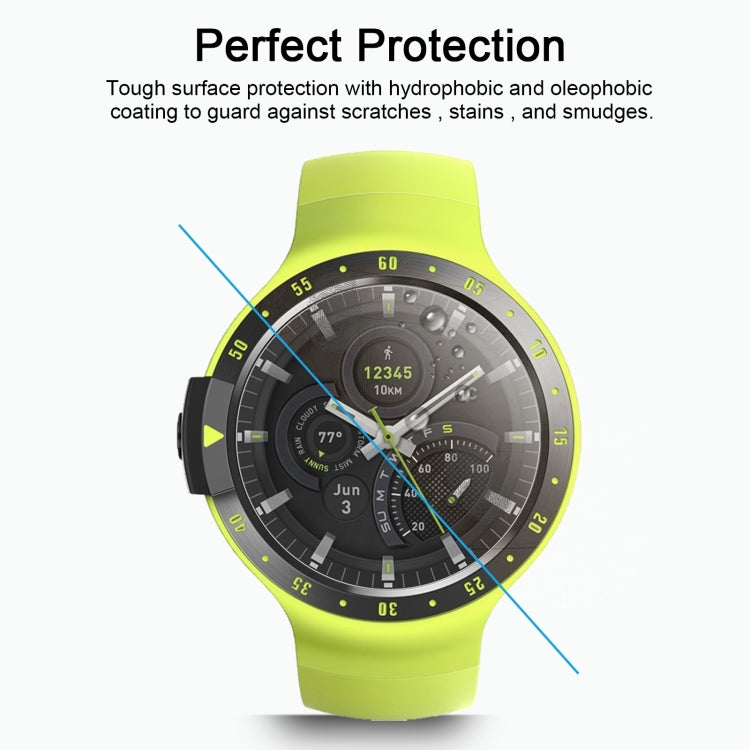 ENKAY Hat-Prince 0.2mm 9H 2.15D Curved Edge Tempered Glass Film for TicWatch S, TicWatch S