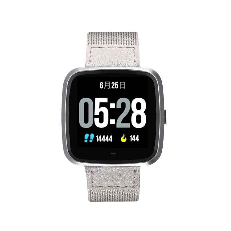 DTNO.1 G12 1.3 inches OLED Color Screen Smart Bracelet IP67 Waterproof, Nylon Watchband, Support Call Reminder /Heart Rate Monitoring /Sedentary Reminder /Multi-sport Mode