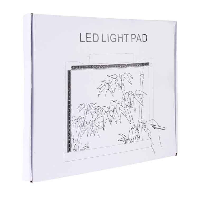 A4-19 6.5W Three Level of Brightness Dimmable A4 LED Drawing Sketchpad Light Pad with USB Cable