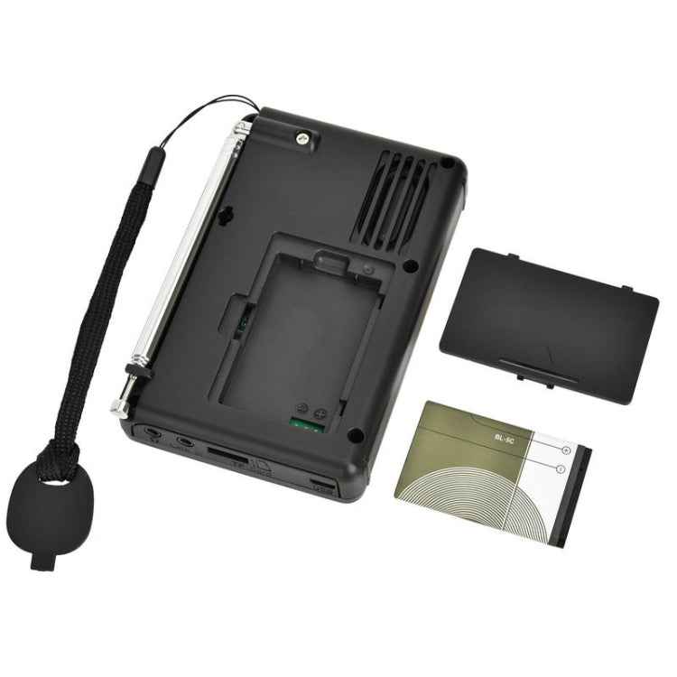 K-603 Portable FM / AM / SW Full Band Stereo Radio, Support BT & TF Card