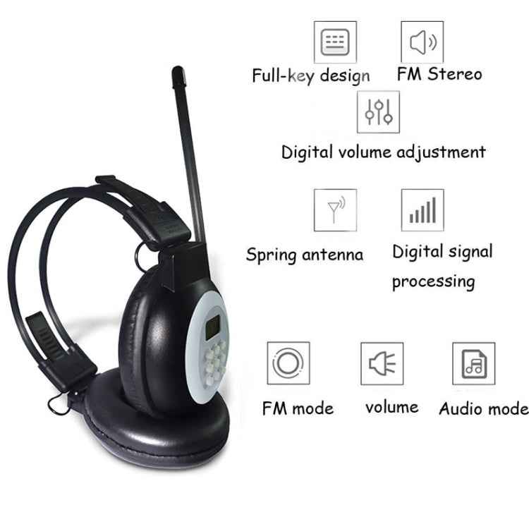 HRD-308S Portable FM Campus Radio Receiver Headset