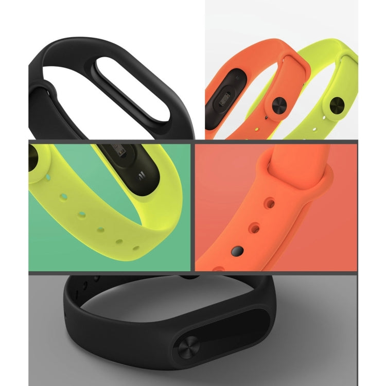 For Xiaomi Mi Band 2 (CA0600B) Colorful Wrist Bands Bracelet, Host not Included, Light Green Wristbands, Yellow Wristbands, Orange Wristbands, Pink Wristbands