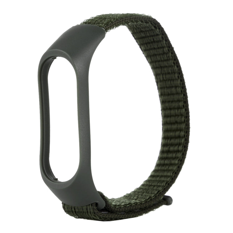 Bracelet de montre connectée en nylon tissé pour Xiaomi Mi Band 3/4