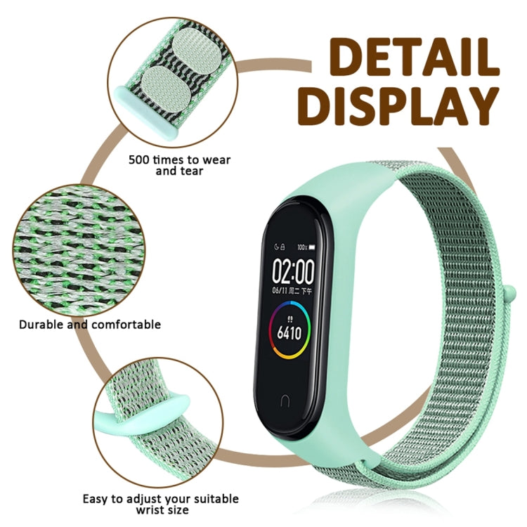 Bracelet de montre connectée en nylon tissé pour Xiaomi Mi Band 3/4