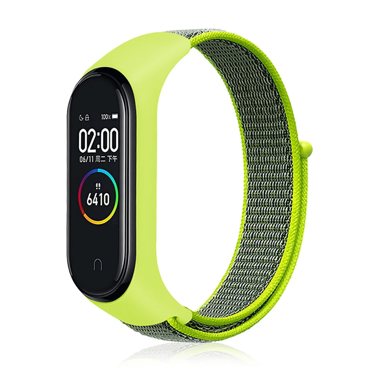 Bracelet de montre connectée en nylon tissé pour Xiaomi Mi Band 3/4