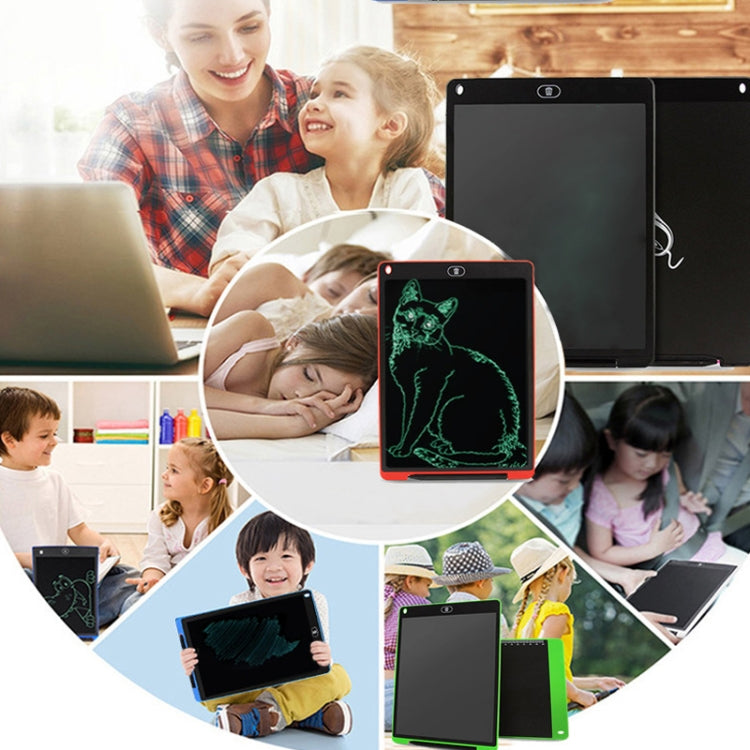 Portable 12 inch LCD Writing Tablet Drawing Graffiti Electronic Handwriting Pad Message Graphics Board Draft Paper with Writing Pen, 12 inch Black, 12 inch Green, 12 inch Blue, 12 inch Red, 12 inch White