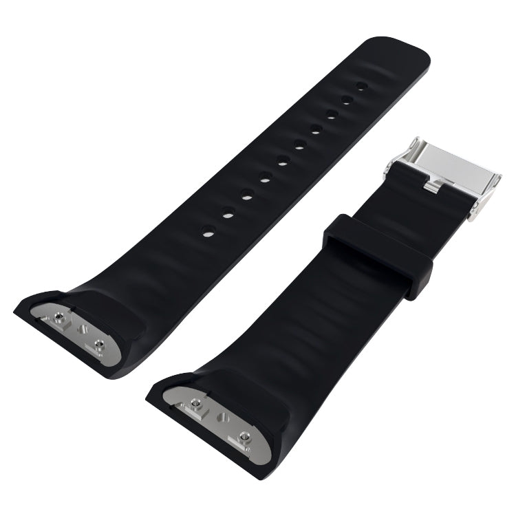 Solid Color Leather Watch Band for Galaxy Gear Fit2 R360