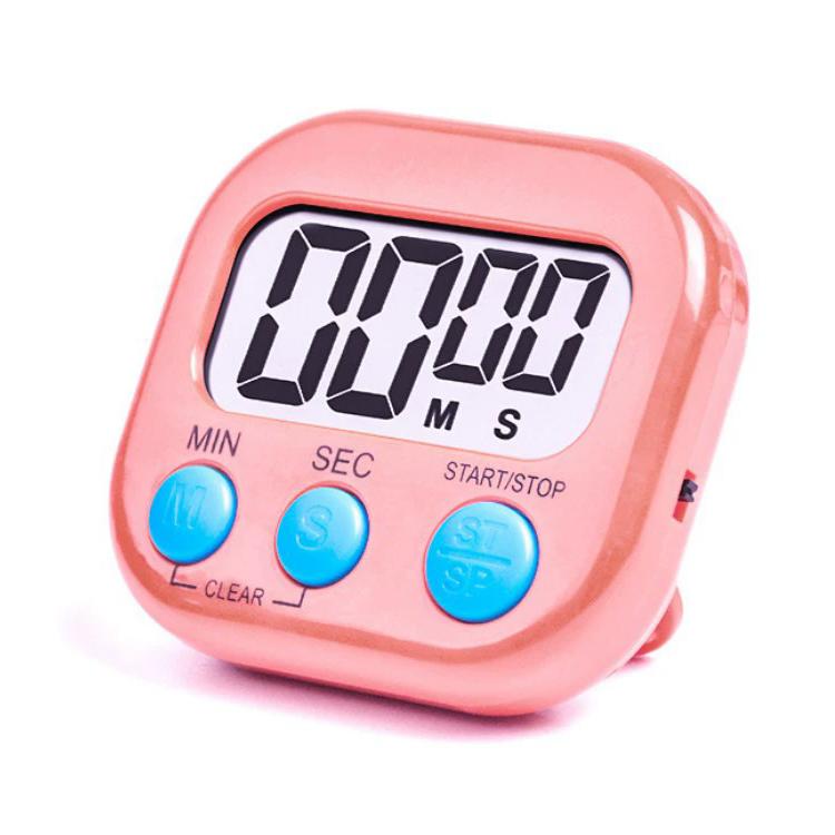 Digital Kitchen Timer Electronic Alarm Magnetic Backing with LCD Display for Cooking Baking Sports Games Office, 118, HX103-2