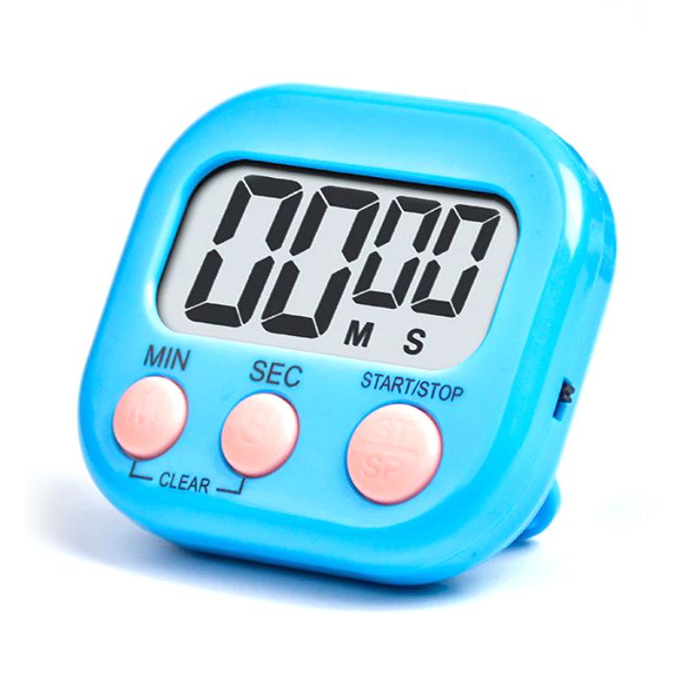 Digital Kitchen Timer Electronic Alarm Magnetic Backing with LCD Display for Cooking Baking Sports Games Office, 118, HX103-2