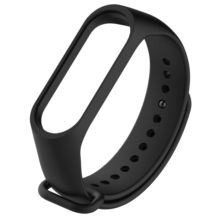 Pure Color Soft TPU Watch Bands for Xiaomi Mi Band 4, Host Not Included, Black, Orange, Pink, Dark Blue, Wine Red