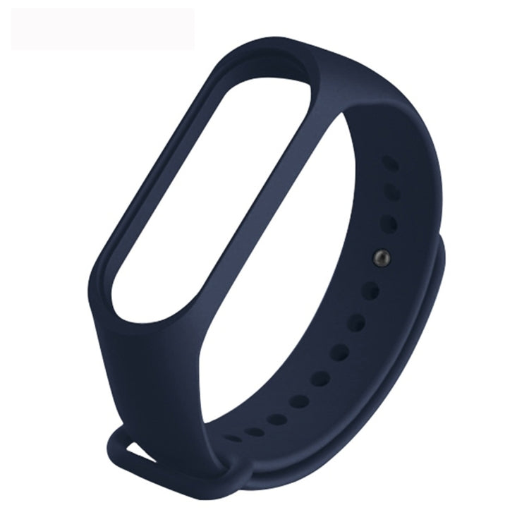 Pure Color Soft TPU Watch Bands for Xiaomi Mi Band 4, Host Not Included, Black, Orange, Pink, Dark Blue, Wine Red