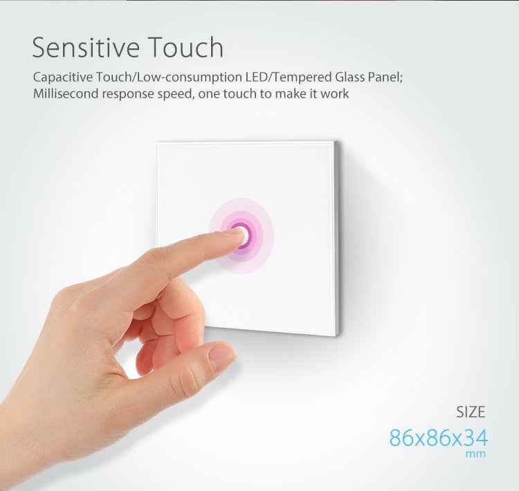 NEO NAS-SC01W Wireless WiFi EU Smart Light Control Switch 1Gang