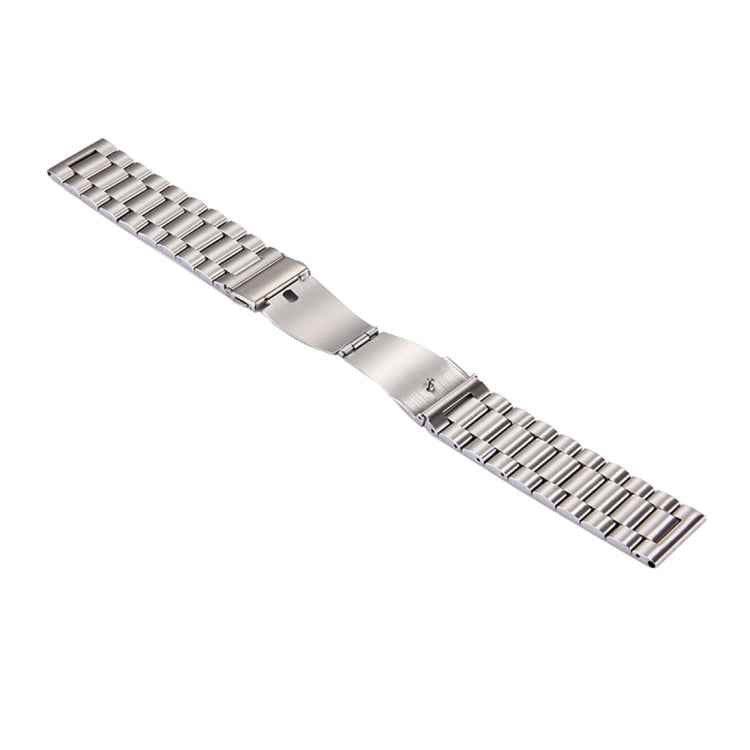 For Samsung Gear S3 Classic Smart Watch Butterfly Buckle 3 Beads Stainless Steel Watchband
