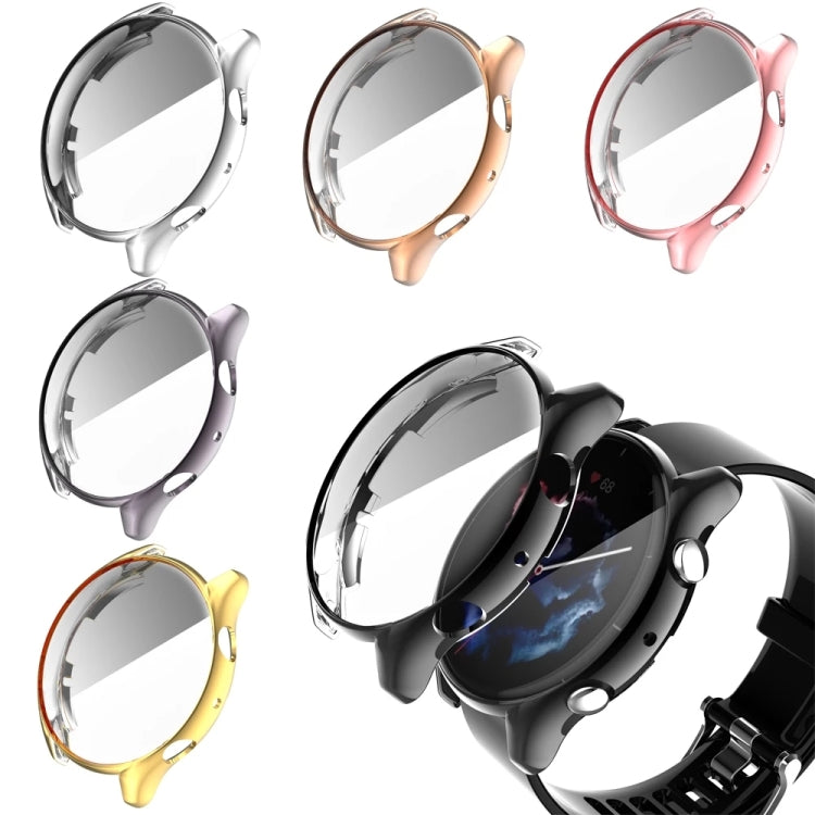 Estuche de reloj con recubrimiento de TPU galvanizado de cobertura completa para Amazfit GTR 3/GTR 3 Pro