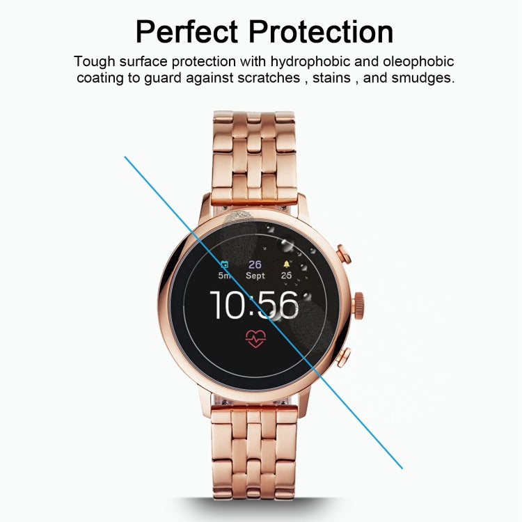 For Fossil Q Venture HR Gen4 0.26mm 2.5D 9H Tempered Glass Film Screen Protector, For Fossil Q Venture HR Gen4