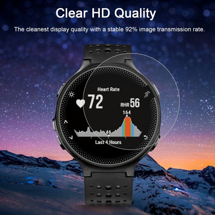 Pour Garmin Forerunner 235 Lite 0.26mm 2.5D 9H Film de protection d'écran en verre trempé, pour Garmin Forerunner 235 Lite