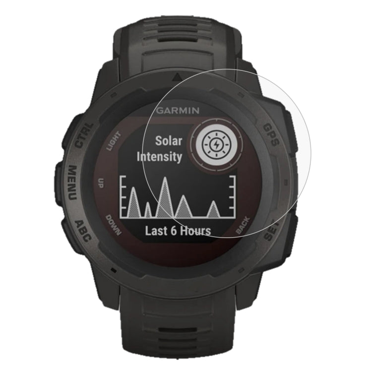 Protecteur d'écran en verre trempé 0,26 mm 2,5D 9H pour Garmin Instinct